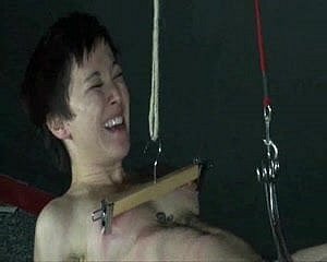 Japanese BDSM with an increment of Teat Anguish