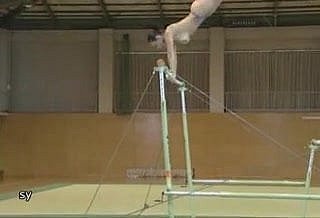 Romanian Gymnasts unadorned Lavinia Milosovici